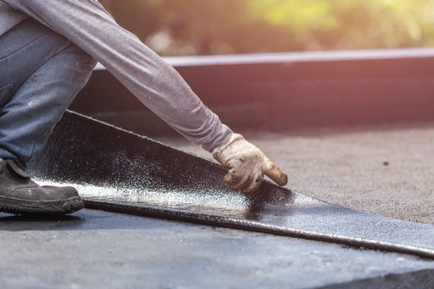 Professional Waterproofing technician working in Centreville, VA